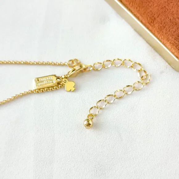 Kate Spade Gold Grandma's Closet Hummingbird Necklace - Picture 3 of 3